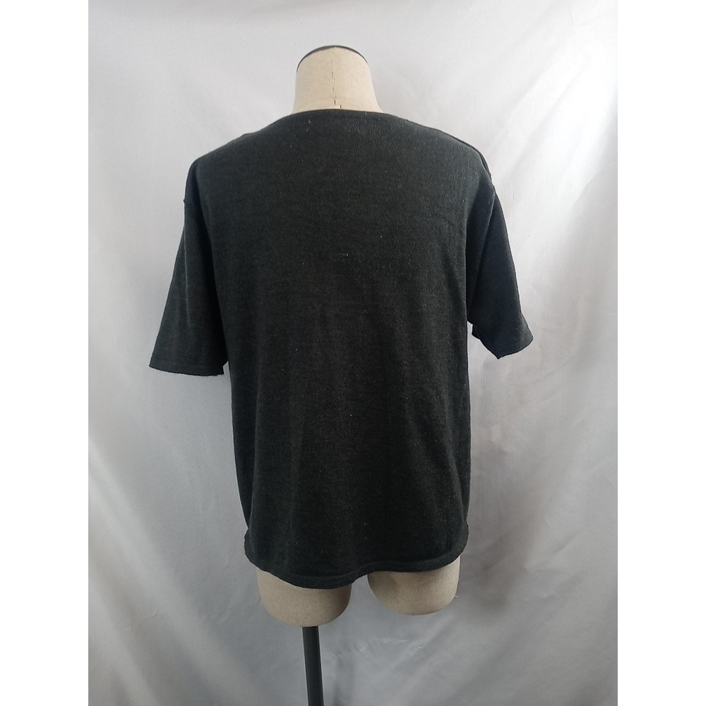 Vintage Studio Works T Shirt Women's Size Medium Top Short Sleeve Dark Gray - Picture 2 of 7